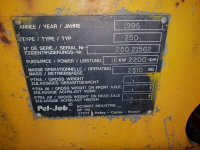 PELJOB 250 (SLEWING GEAR) - Image 4