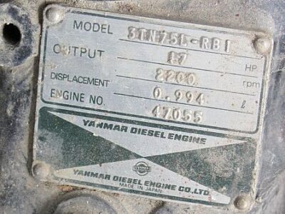 YANMAR B22-2 (PARTS / DEMOLITION)