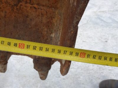 BUCKET- WIDTH 59 CM WITH QUICKCOUPLE TYPE LEHNHOFF (MACHINES 2-5 TN) BUCKET- WIDTH 59 CM WITH QUICKCOUPLE TYPE LEHNHOFF (MACHINES 2-5 TN)