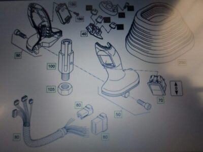 LIEBHERR (KIT DE RÉPARATION DE JOYSTICK ET CÂBLE DE L'INTERRUPTEUR À BOUTON-POUSSOIR) LIEBHERR (KIT DE RÉPARATION DE JOYSTICK ET CÂBLE DE L'INTERRUPTEUR À BOUTON-POUSSOIR)
