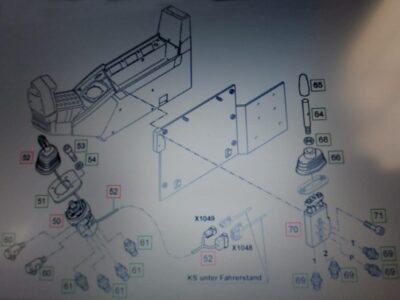 LIEBHERR (KIT DE RÉPARATION DE JOYSTICK ET CÂBLE DE L'INTERRUPTEUR À BOUTON-POUSSOIR) LIEBHERR (KIT DE RÉPARATION DE JOYSTICK ET CÂBLE DE L'INTERRUPTEUR À BOUTON-POUSSOIR)