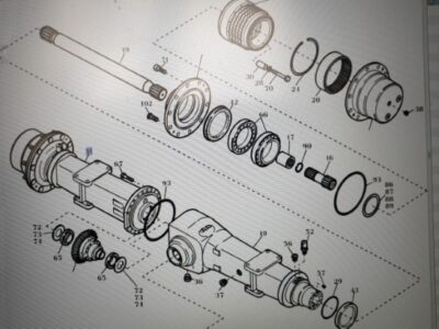 O&K MH6 (PLANETARY CARRIER & AXLE) - Image 4