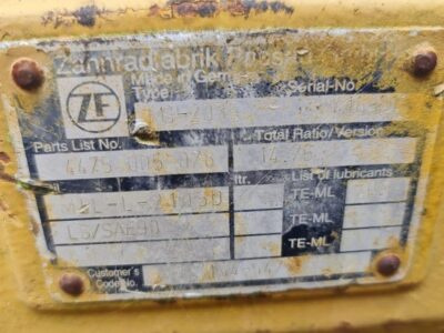 ZF MS 2035 ; 4475 005 078 ; 14.76 ; 154-5472  (AXLE) - Image 11