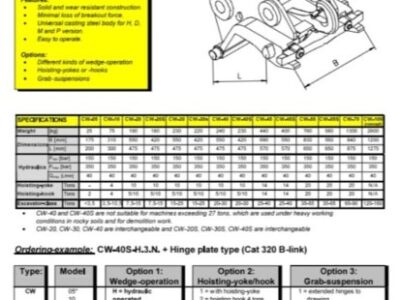 CABEZAL / ADAPTADOR / SOMBRERO / ENGANCHE TIPO CATERPILLAR (MÁQUINAS DE 15 - 20 TN) CABEZAL / ADAPTADOR / SOMBRERO / ENGANCHE TIPO CATERPILLAR (MÁQUINAS DE 15 - 20 TN) - Imagen 14