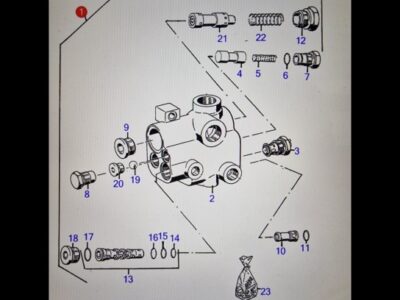HANOMAG 50E, 60E, 70E (SOUPAPE DU SYSTÈME DE DIRECTION HYDRAULIQUE) – Image 10