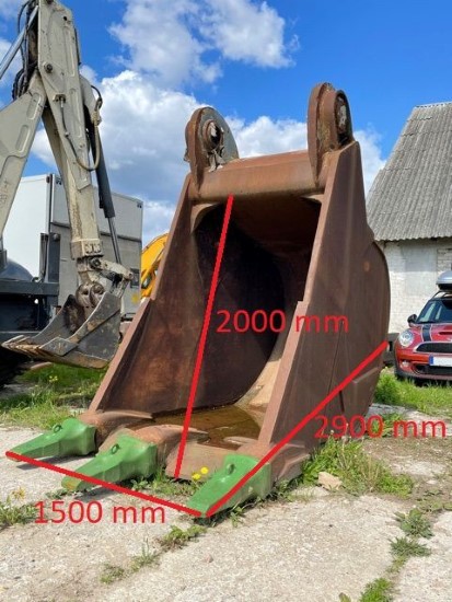 LIEBHERR (GODET: LARGEUR 150 CM POUR MACHINES 80-120 TN) LIEBHERR (GODET: LARGEUR 150 CM POUR MACHINES 80-120 TN) – Image 2