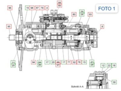 LIEBHERR A914 (POMPE DE DIRECTION) LIEBHERR A914 (POMPE DE DIRECTION)