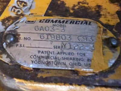 COMMERCIAL 6A03-3 (DISTRIBUTEUR HYDRAULIQUE) COMMERCIAL 6A03-3 (DISTRIBUTEUR HYDRAULIQUE)